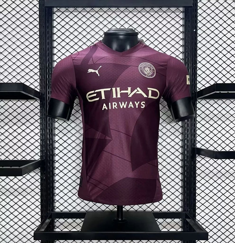 Camisa Manchester City 24/25 3 uniforme (Jogador)