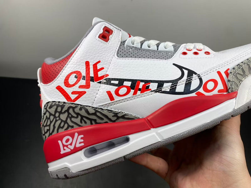 Air Jordan 3 OG “Fire Red”DIY Love