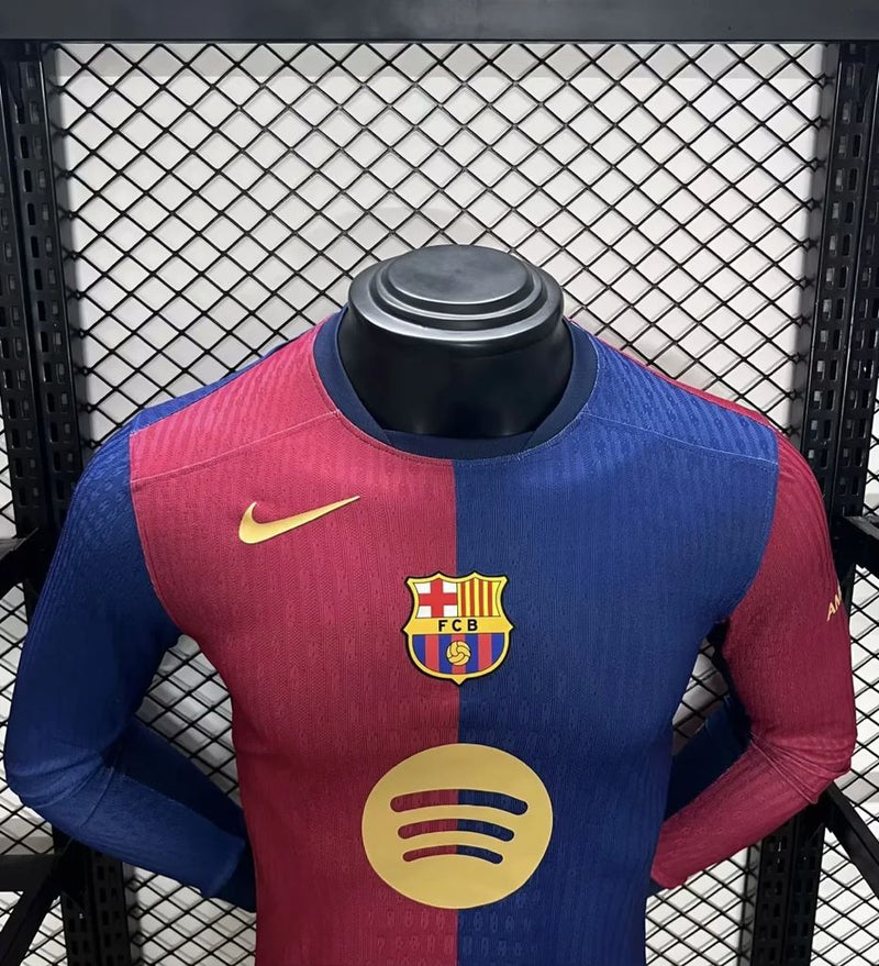 Camisa Manga Longa Barcelona 24/25 1 uniforme