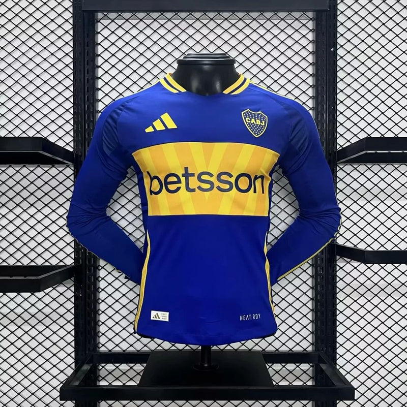 Camisa Manga longa Boca Juniors 24/25 1 uniforme (Jogador)