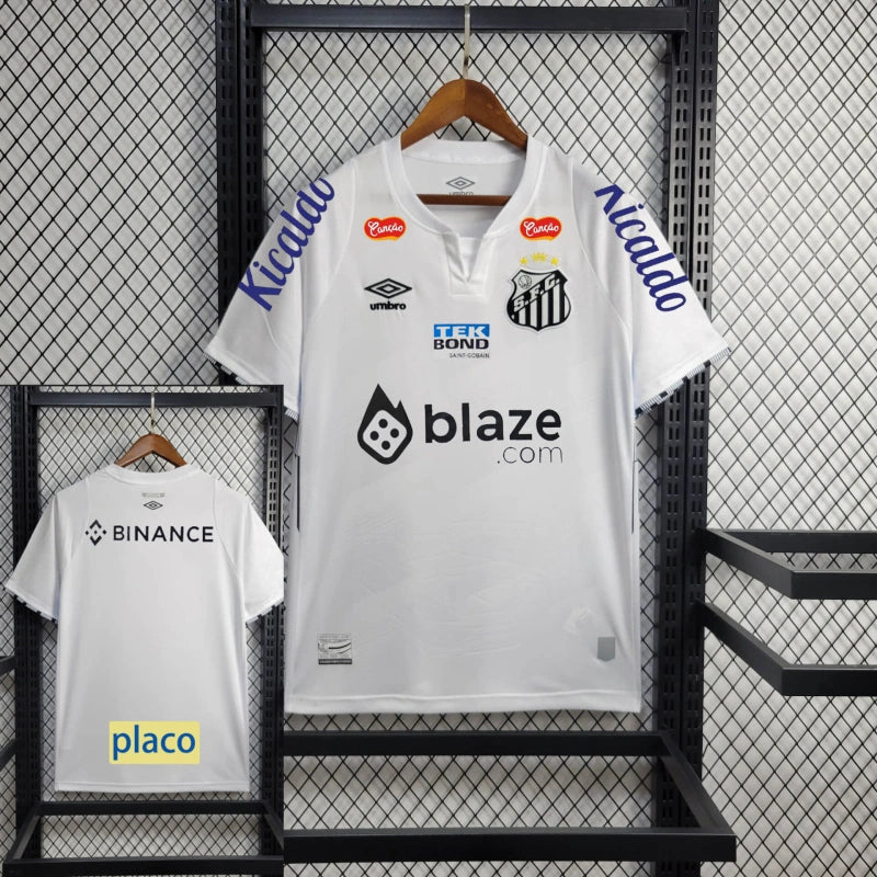 Camisa Santos 24/25 2 uniforme Patch + Patrocínios