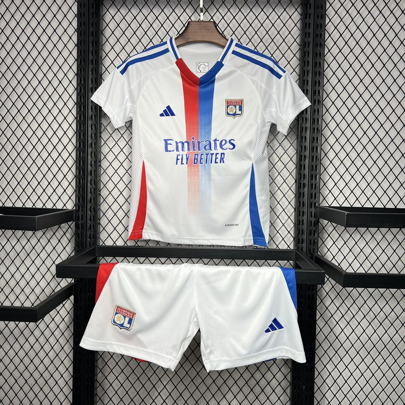 Kit infantil Olympique Lyonnais 24/25 1 uniforme