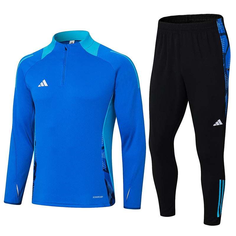 Conjunto Adidas Meio zíper