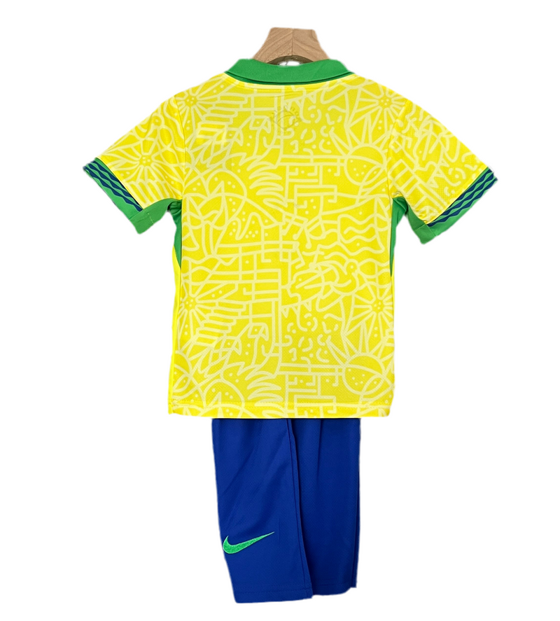 Kit infantil Brasil 24/25 1 uniforme