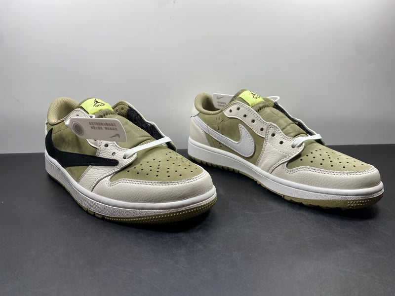 Travis Scott x Air Jordan 1 Low Golf “Olive”