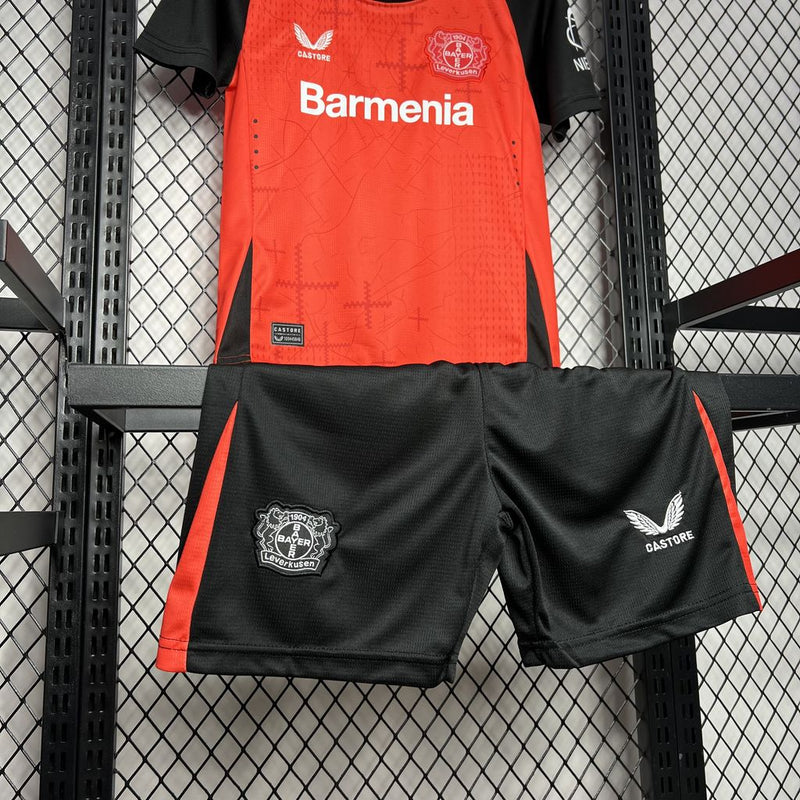 Kit infantil Bayer Leverkusen 24/25 1 uniforme