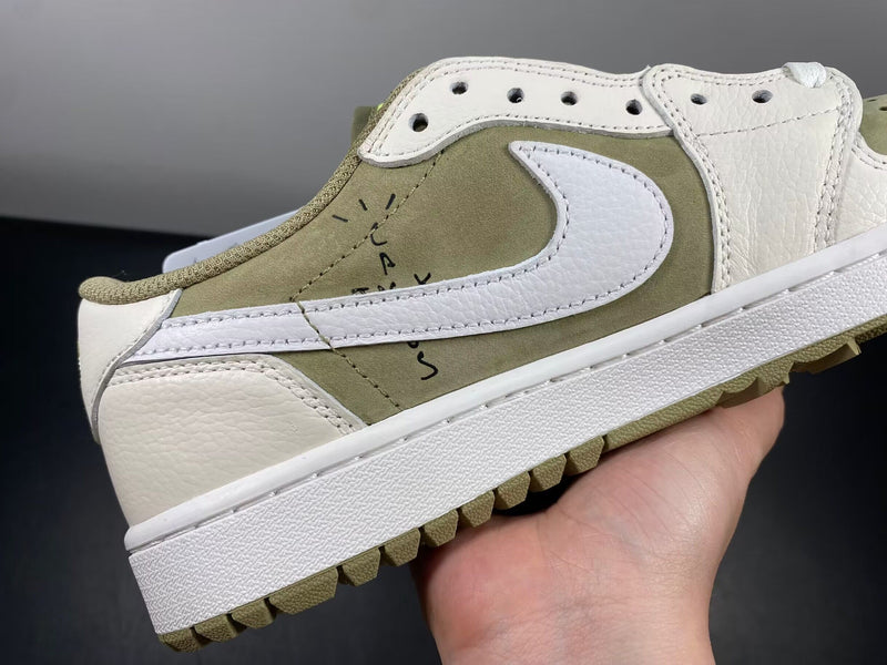 Travis Scott x Air Jordan 1 Low Golf “Olive”