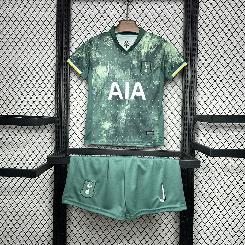 Kit infantil Tottenham 24/25 3 uniforme