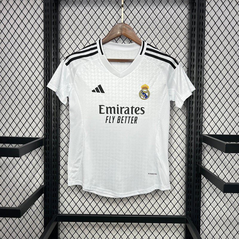 Camisa Real Madrid 24/25 1 uniforme (Feminino)