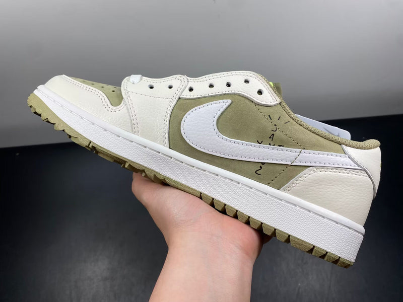 Travis Scott x Air Jordan 1 Low Golf “Olive”