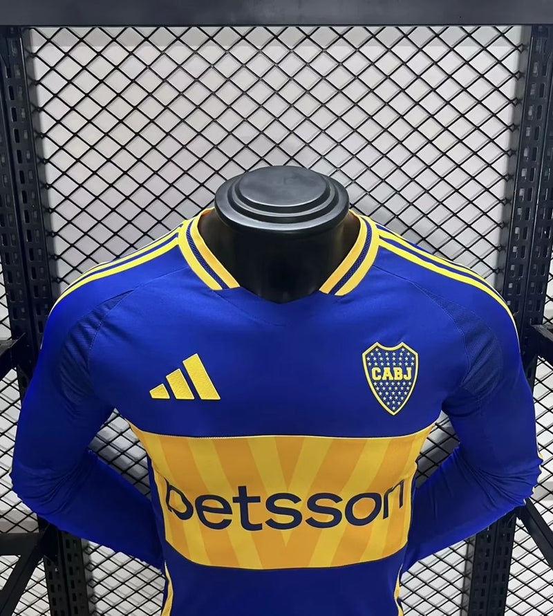 Camisa Manga longa Boca Juniors 24/25 1 uniforme (Jogador)