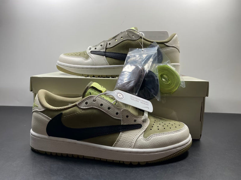 Travis Scott x Air Jordan 1 Low Golf “Olive”