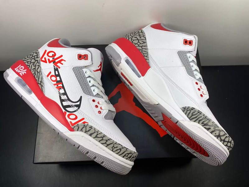 Air Jordan 3 OG “Fire Red”DIY Love