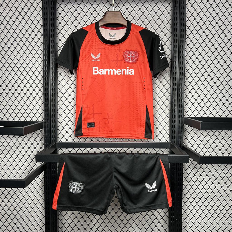 Kit infantil Bayer Leverkusen 24/25 1 uniforme