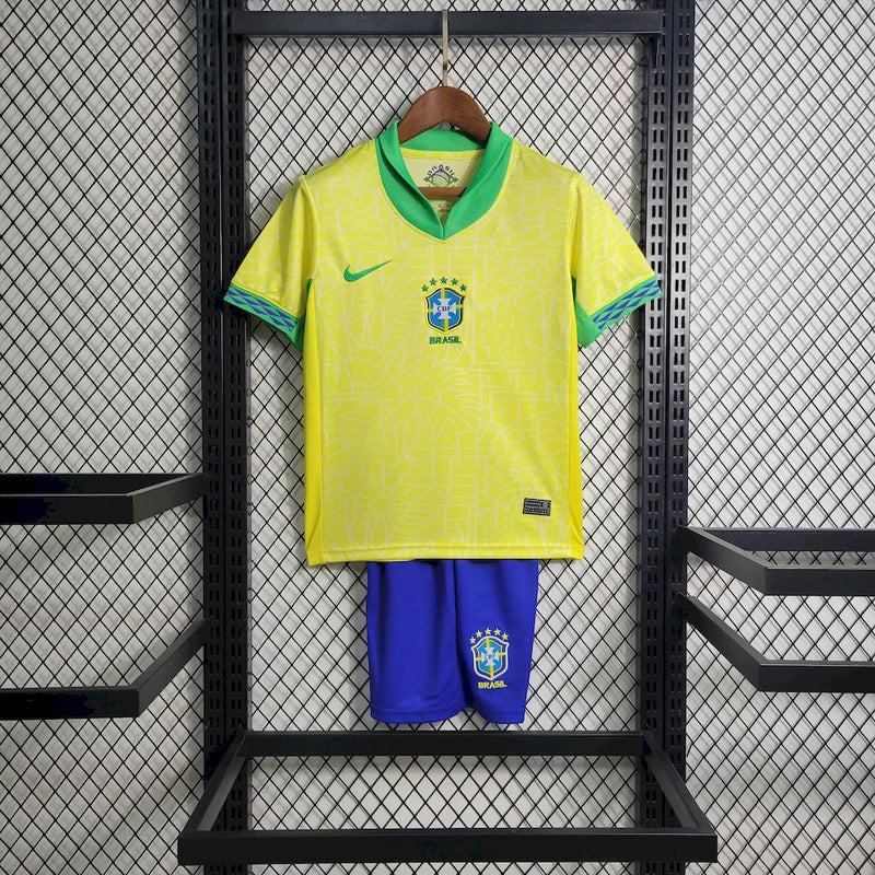 Kit infantil Brasil 24/25 1 uniforme