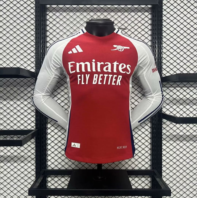 Camisa Manga Longa Arsenal 24/25 1 uniforme (Jogador)