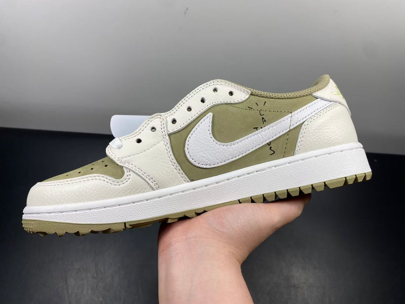 Travis Scott x Air Jordan 1 Low Golf “Olive”