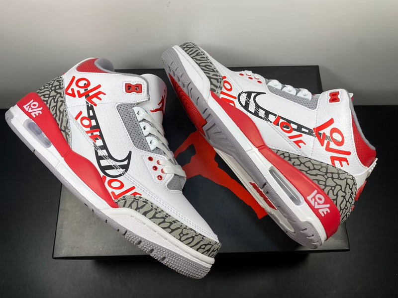 Air Jordan 3 OG “Fire Red”DIY Love